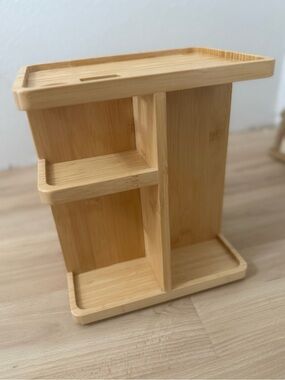 Bamboo Organizer Shelf - Natural Bamboo